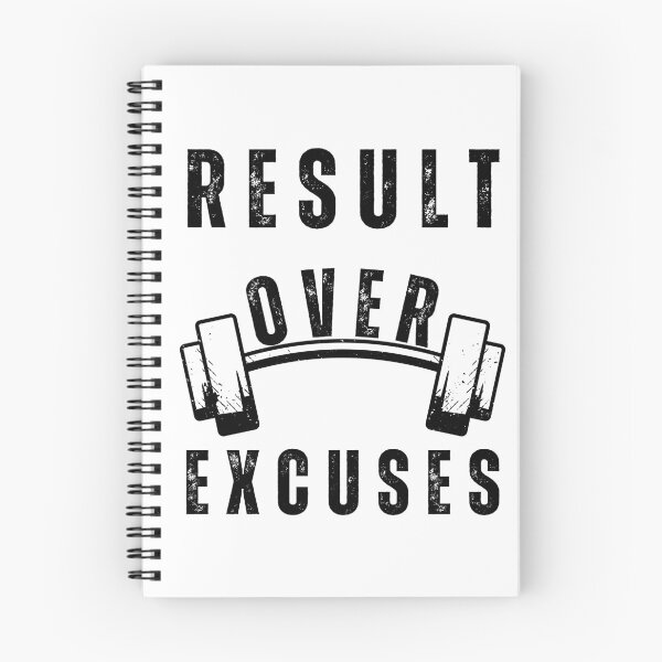 Item preview, Results Over Excuses Fitness Workout Bodybuilding Gift  designed and sold by med-sp-shop5.