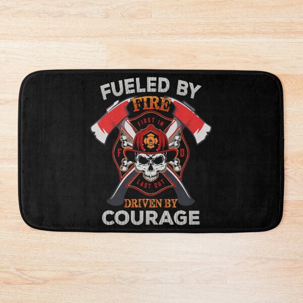 Item preview, Fueled By Fire Driven By Courage-gift for firefighters designed and sold by BRtisticDesigns.