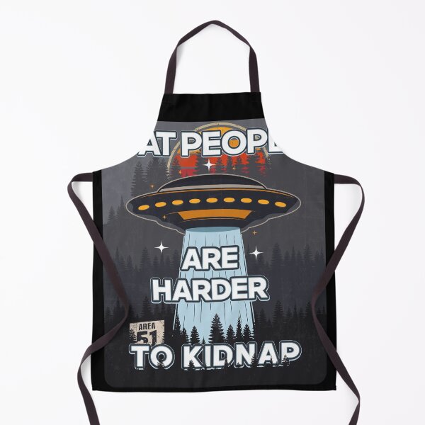 Item preview, UFO FAT PEOPLE ARE HARDER TO KIDNAP designed and sold by HomeCoquette.