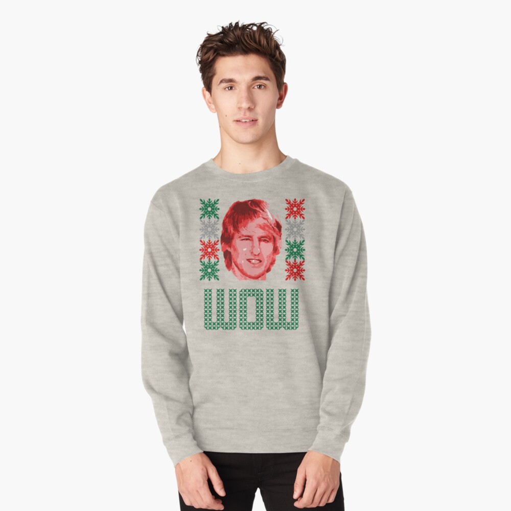 Owen Wilson Christmas Lightweight Sweatshirt for Sale by juleswilson21