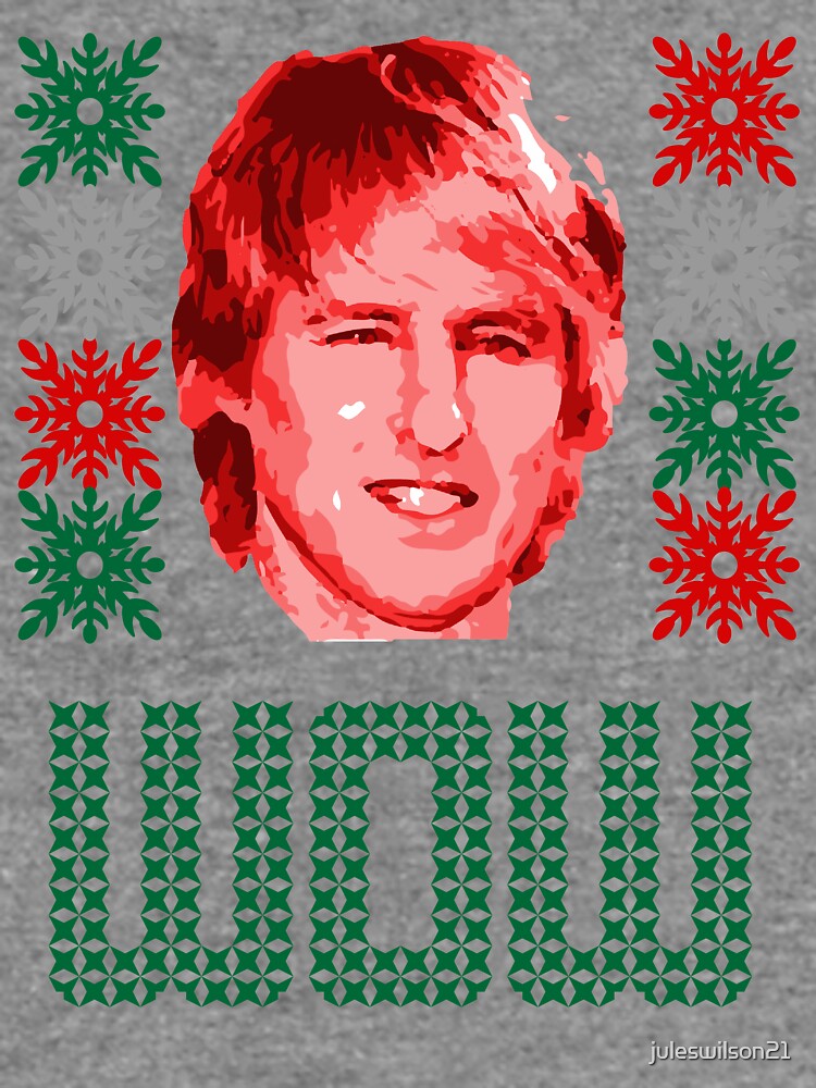 Owen Wilson Christmas Lightweight Sweatshirt for Sale by juleswilson21