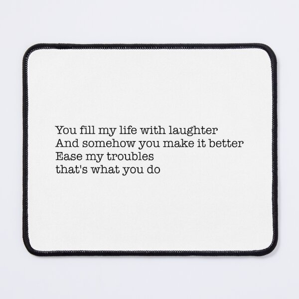 Item preview, Fill my life with laughter (black) designed and sold by didijuca.