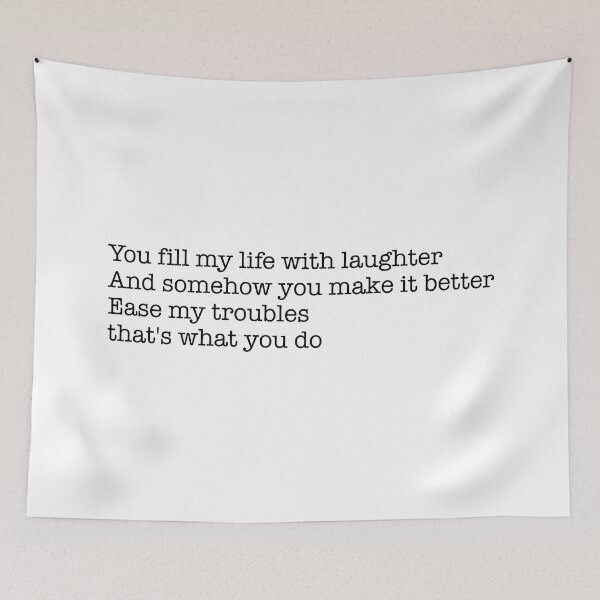 Item preview, Fill my life with laughter (black) designed and sold by didijuca.