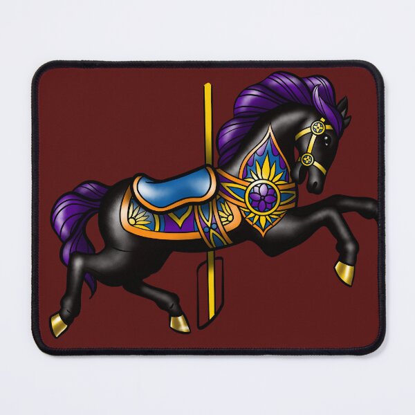 Item preview, Carousel Horse Black designed and sold by degeneroot.