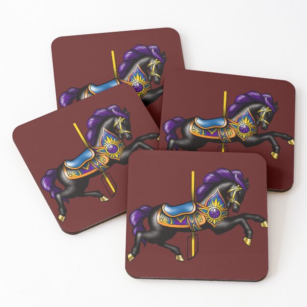 Item preview, Carousel Horse Black designed and sold by degeneroot.