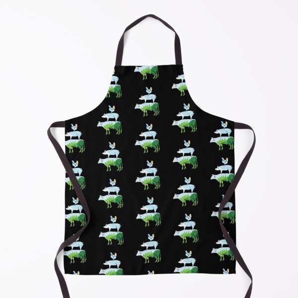 Item preview, Farm animals Cow Farm Pig Farm chicken silhouette designed and sold by FarmsteadAcers.