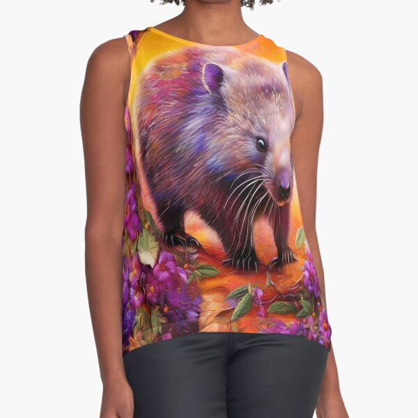 Vista previa del artículo con la obra «reina de las flores de wombat», diseñado y vendido por J7Simpson.