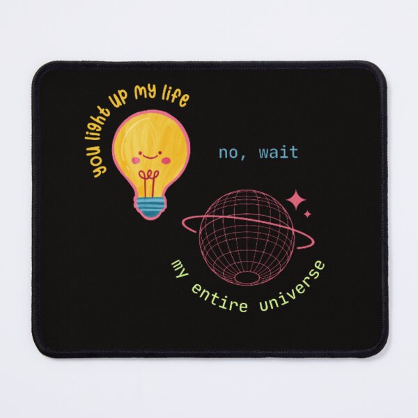 Item preview, You light up my life, no wait my entire universe- valentine's gift idea for couples designed and sold by Kawaiishizz.