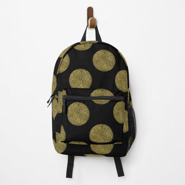 Item preview, polka dots,gold,black designed and sold by cutecrazytshirt.