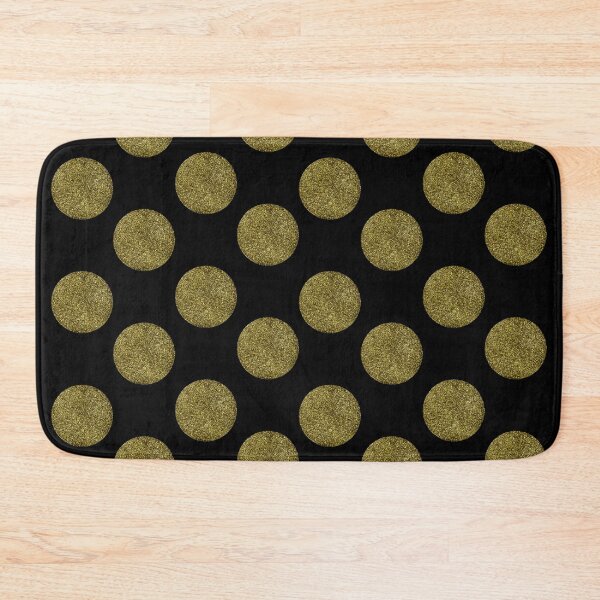 Item preview, polka dots,gold,black designed and sold by cutecrazytshirt.