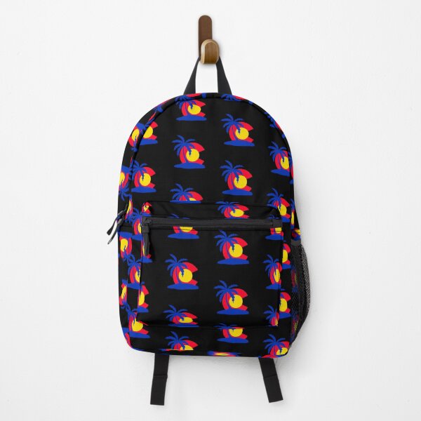 Item preview, Colorado Flag Florida Palm Tree and Sun designed and sold by Dude  Stuff.