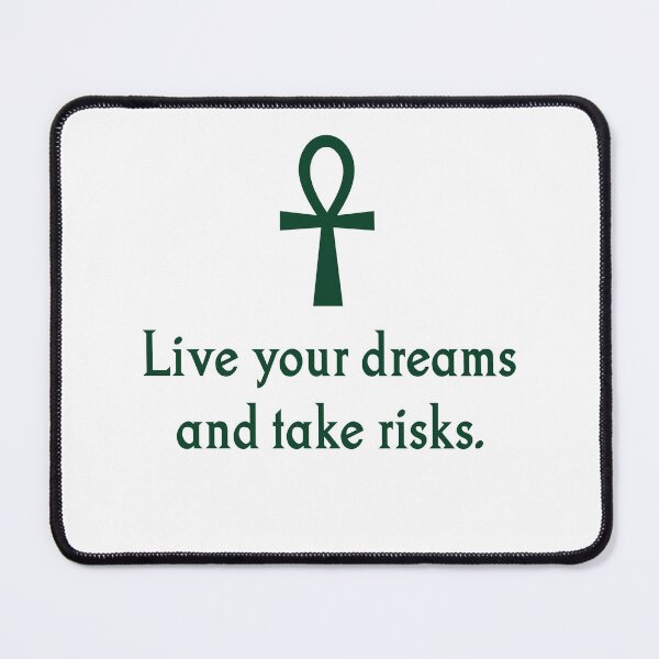 Item preview, Live Your Dreams and Take Risks designed and sold by CrankyOldDude.