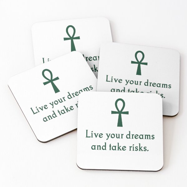 Item preview, Live Your Dreams and Take Risks designed and sold by CrankyOldDude.