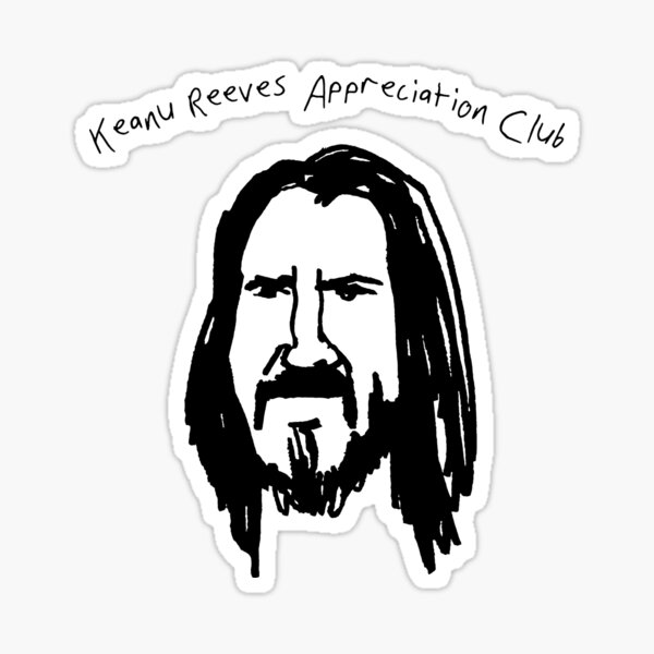Artikel-Vorschau von Keanu Reeves Anerkennungsclub, designt und verkauft von VicFreedomind.