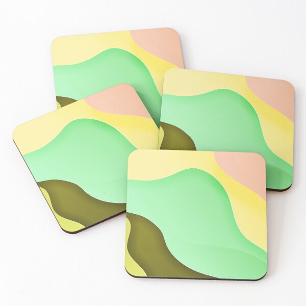 Item preview, Colorful Modern Pattern in Green, Yellow Unique designed and sold by hedru.