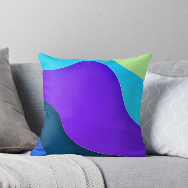 Item preview, 3D Modern Colorful Pattern in Purple, Blue Shades designed and sold by hedru.
