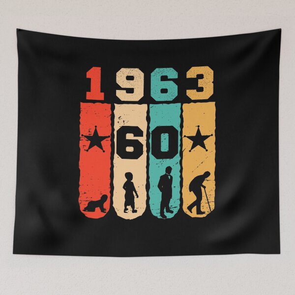 Item preview, Vintage 1963, 60th Birthday Gift designed and sold by ahmedbakkali.