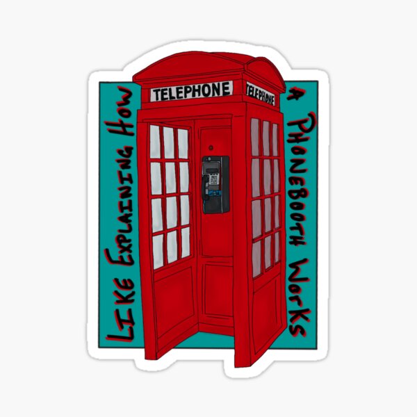 Item preview, A phonebooth: for dummies designed and sold by damneddualities.