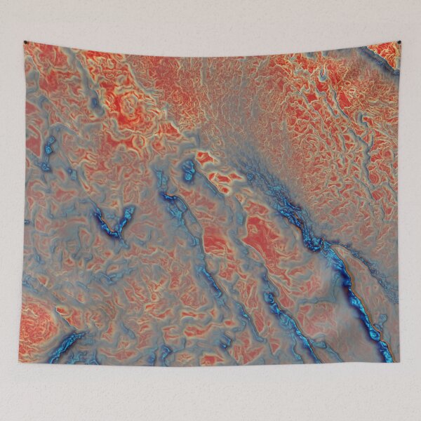 Item preview, Richardson Dunes 2 Red Blue designed and sold by Nigel Van Nieuwenhuizen.