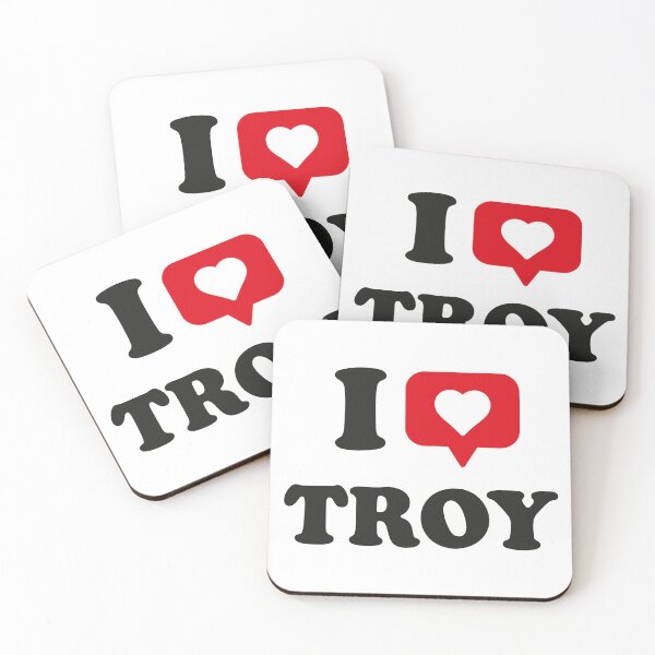 Item preview, I Love Troy, I Heart Troy, Hometown Troy, Michigan designed and sold by Danylo Mikhnievych.