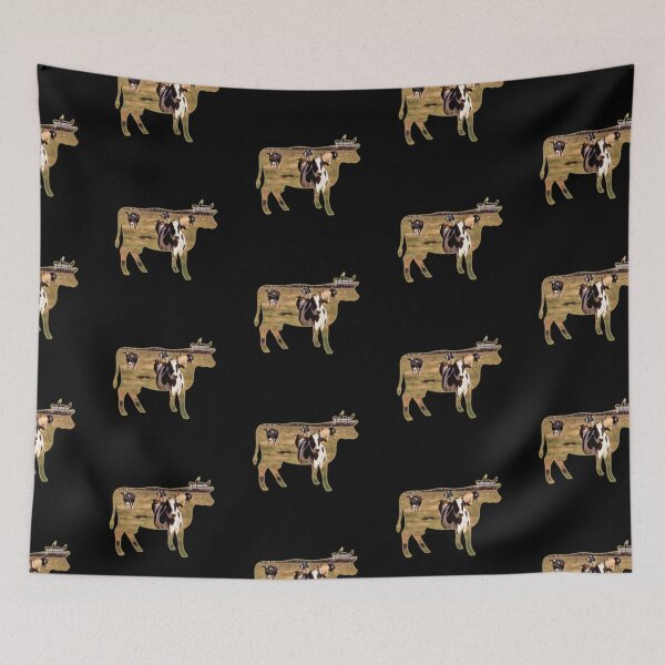 Item preview, Dairy Farm Cow outline with Cow painting inside Cute farm cows designed and sold by FarmsteadAcers.