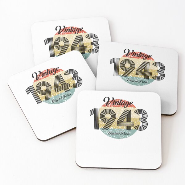 Item preview, Vintage 1943 Original Parts Born in 1943 Birthday designed and sold by sasigifts.