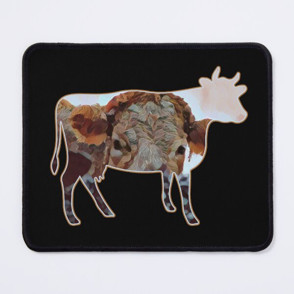 Item preview, Close up Farm Cow eyes outline with Cow painting inside Cute farm cows designed and sold by FarmsteadAcers.