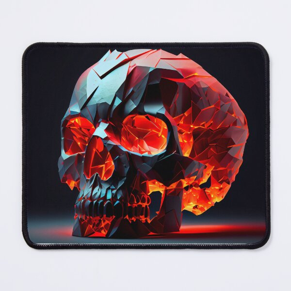 Item preview, Red Crystal Glowing Skull designed and sold by GoBeyondChannel.
