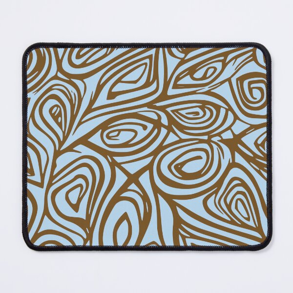 Item preview, Reno, Geometric Design In Cappuccino, And Sky Blue, designed and sold by I-Desire.