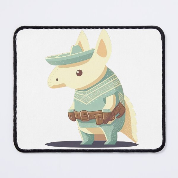 Item preview, Cute Armadillo Cowboy(Transparent) designed and sold by pastelcountrytx.
