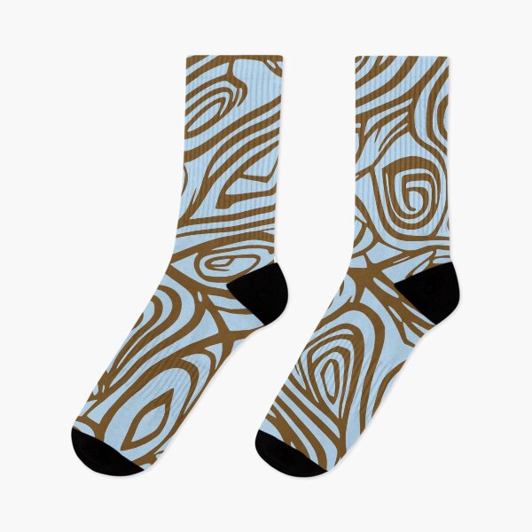 Item preview, Reno, Geometric Design In Cappuccino, And Sky Blue, designed and sold by I-Desire.