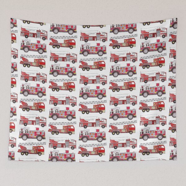 Item preview, Three fire engines designed and sold by Vicky Pratt.