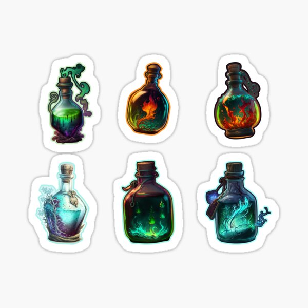 Health potion Sticker for Sale by ChokingGames