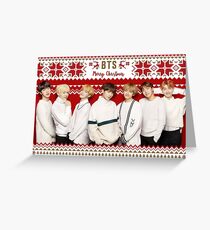 BTS Merry Christmas Greeting Card