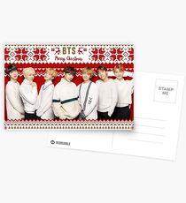 BTS Merry Christmas Postcards