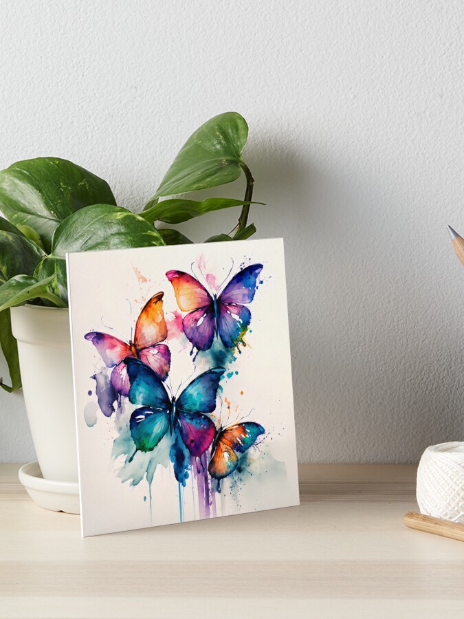 Colorful Butterflies Abstract | Art Print