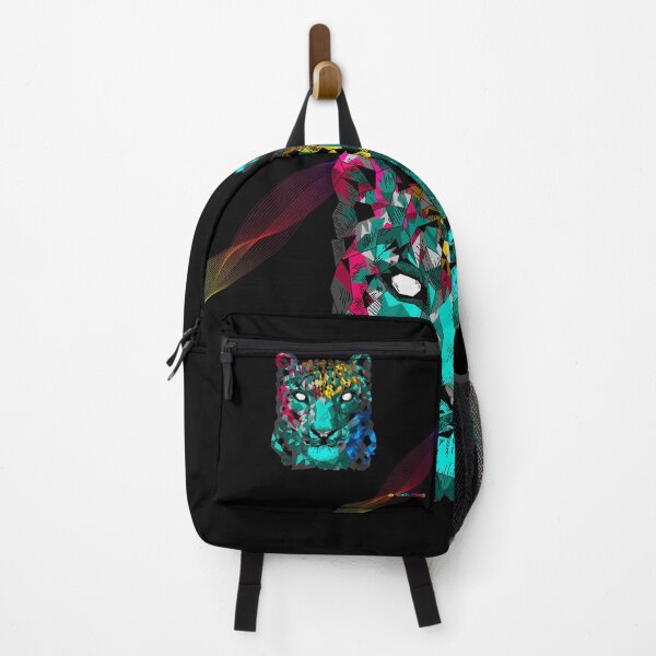 Item preview, Neon abstract colorful snow leopard designed and sold by Bcolors.