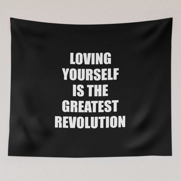 Item preview, Loving yourself is the greatest revolution - self love quotes designed and sold by Inspirationmotivation.