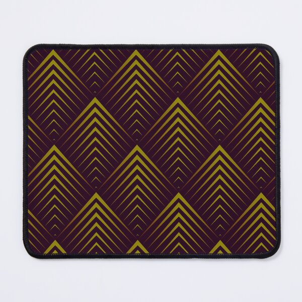 Item preview, Fiery Mustard Triangular Pattern designed and sold by hedru.