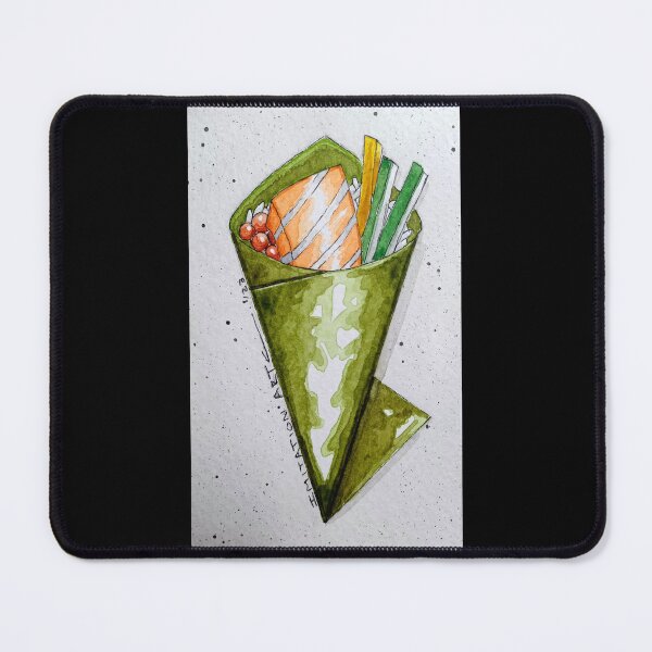 Item preview, Salmon temaki *hand roll designed and sold by ImitationArt.