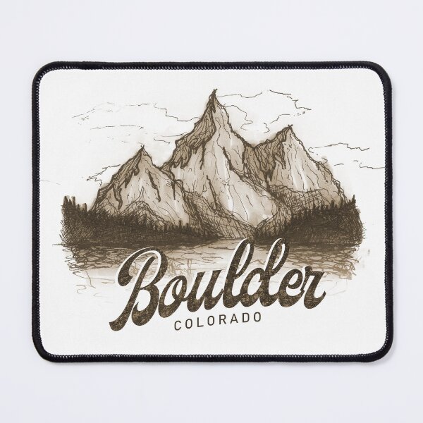 Item preview, Boulder Mountain Sketch, Colorado Art, Mountain Landscape Drawing designed and sold by Tritonn204.