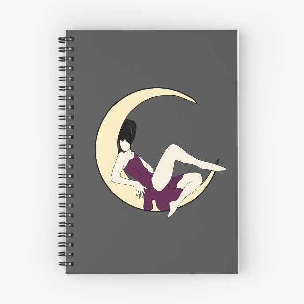 Item preview, Beautiful Lady on the Crescent Moon / violet designed and sold by Roceline.