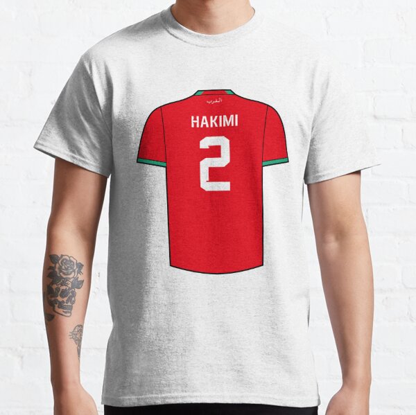 Achraf Hakimi Football Morocco World Cup 2022 Graphic T-Shirt - Ink In  Action