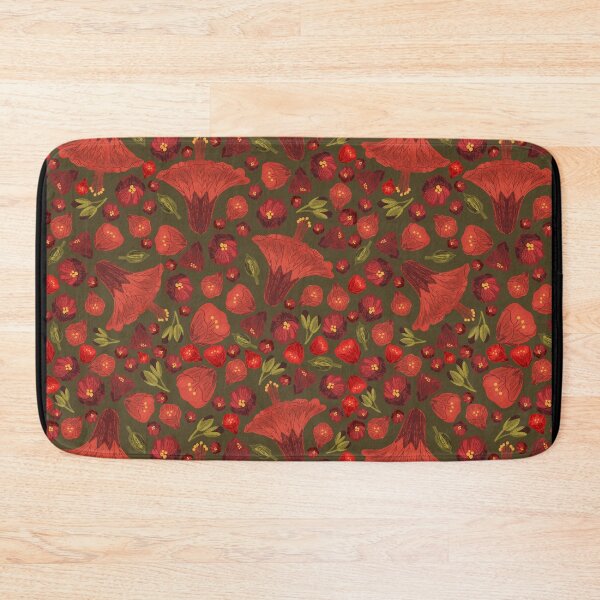 Item preview, Abutilon flower seamless pattern designed and sold by Gabba Delgado.