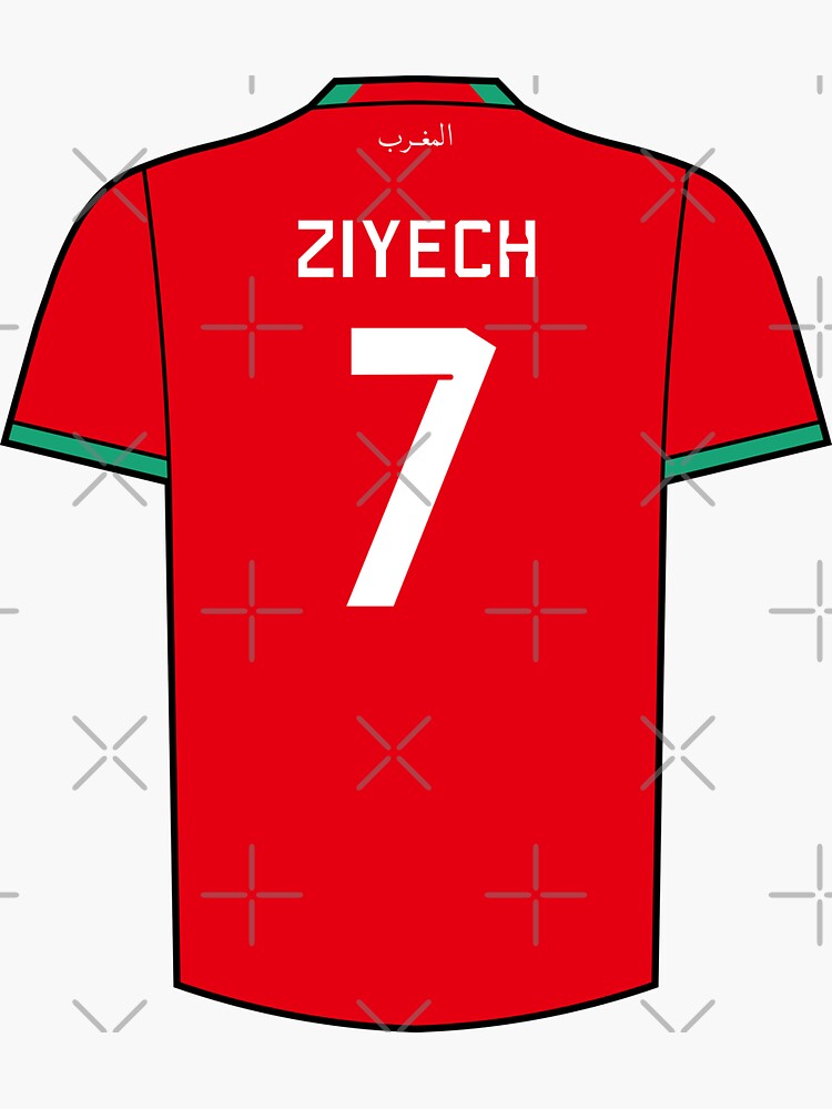 Morocco Hakim Ziyech Home Jersey 2022 World Cup Kit