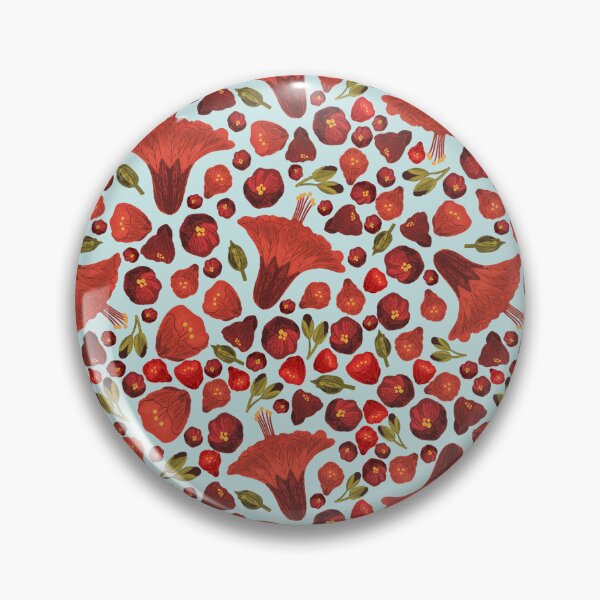 Item preview, Abutilon flower seamless pattern designed and sold by Gabba Delgado.