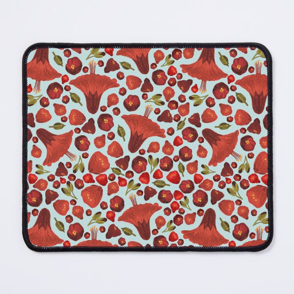 Item preview, Abutilon flower seamless pattern designed and sold by Gabba Delgado.