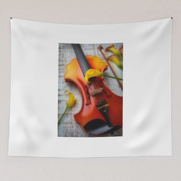 Item preview, Yellow Calla Lillies And Baroque Violin designed and sold by Garry Gay.