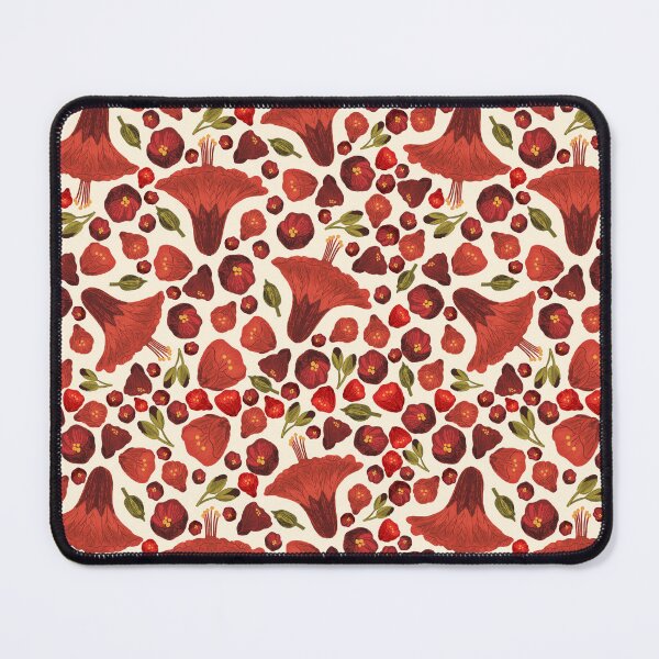 Item preview, Abutilon flower seamless pattern designed and sold by Gabba Delgado.