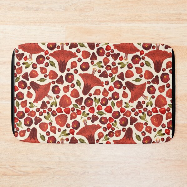 Item preview, Abutilon flower seamless pattern designed and sold by Gabba Delgado.